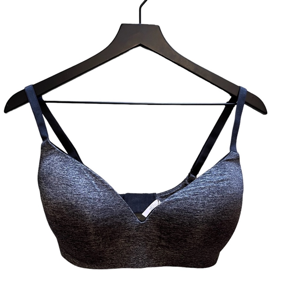 Victorias Secret grey and black bra size 34DD